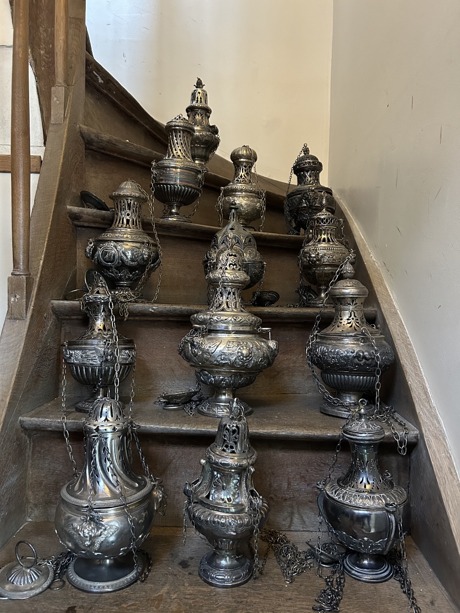 18th–19th-century Silver Censer Collection