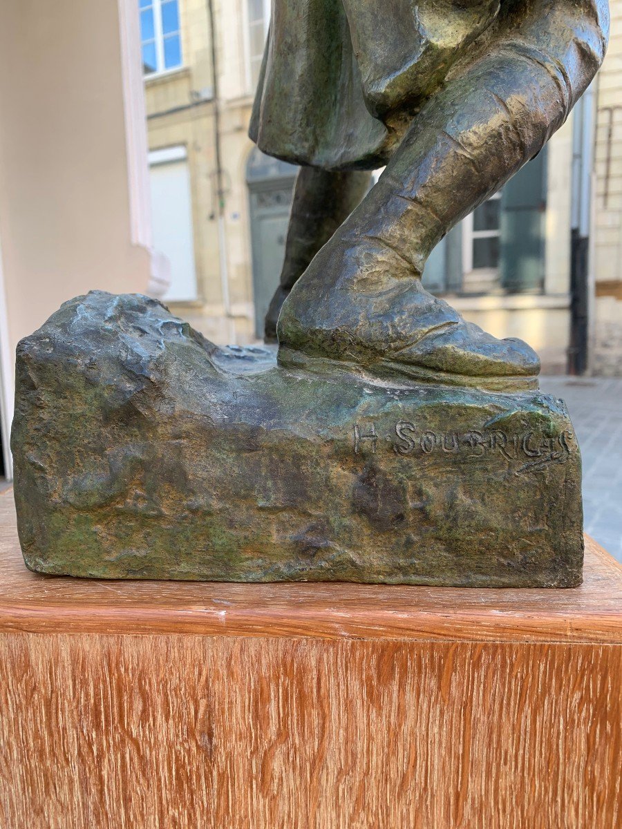 Sculpture Bronze Le Grenadier par Soubricas -photo-2