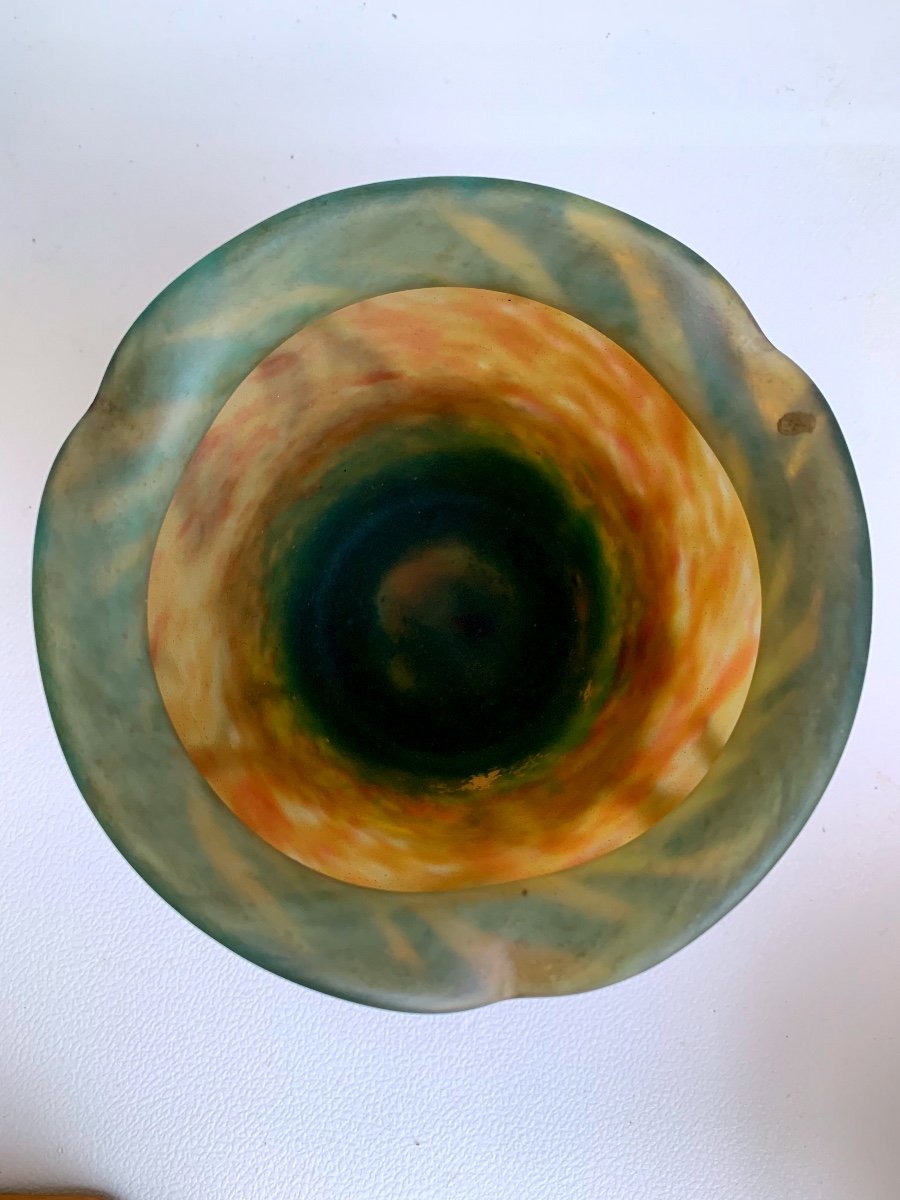 Charmante  Pâte De Verre Müller Frères -photo-5