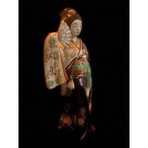 Ravissante Geisha Porcelaine du Japon 