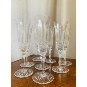 Flûtes à Champagne Modèle "tommy" Cristallerie St Louis