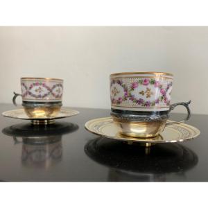 Porcelaine & Argent vers 1880