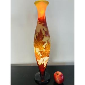 émile Gallé “autumn Leaves” Vase