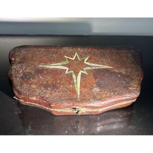 écrin à Bijoux Cuir époque XVIII