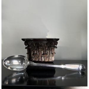 18th Century Silver Community Spoon