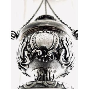 Encensoir Argent Armoiries Le Cocq 1743