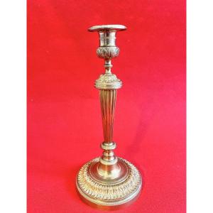 Flambeau bronze doré (Epoque Louis XVI)