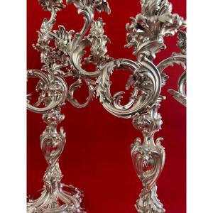 Important Pair Of Louis XV-style Candelabra