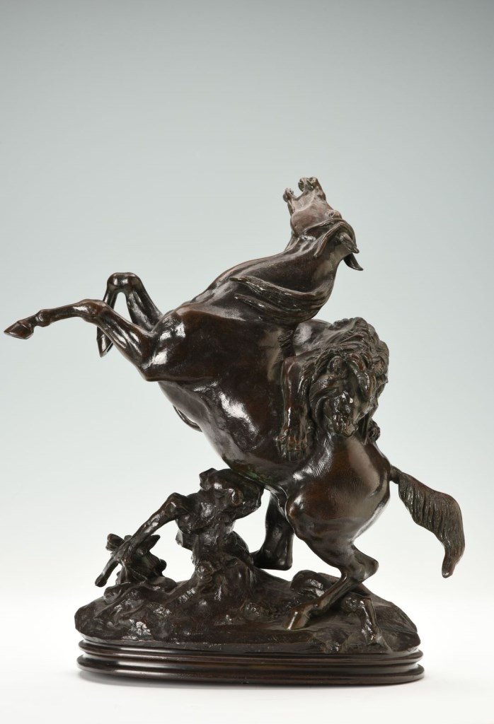 Horse Surprised By A Lion (second Version)