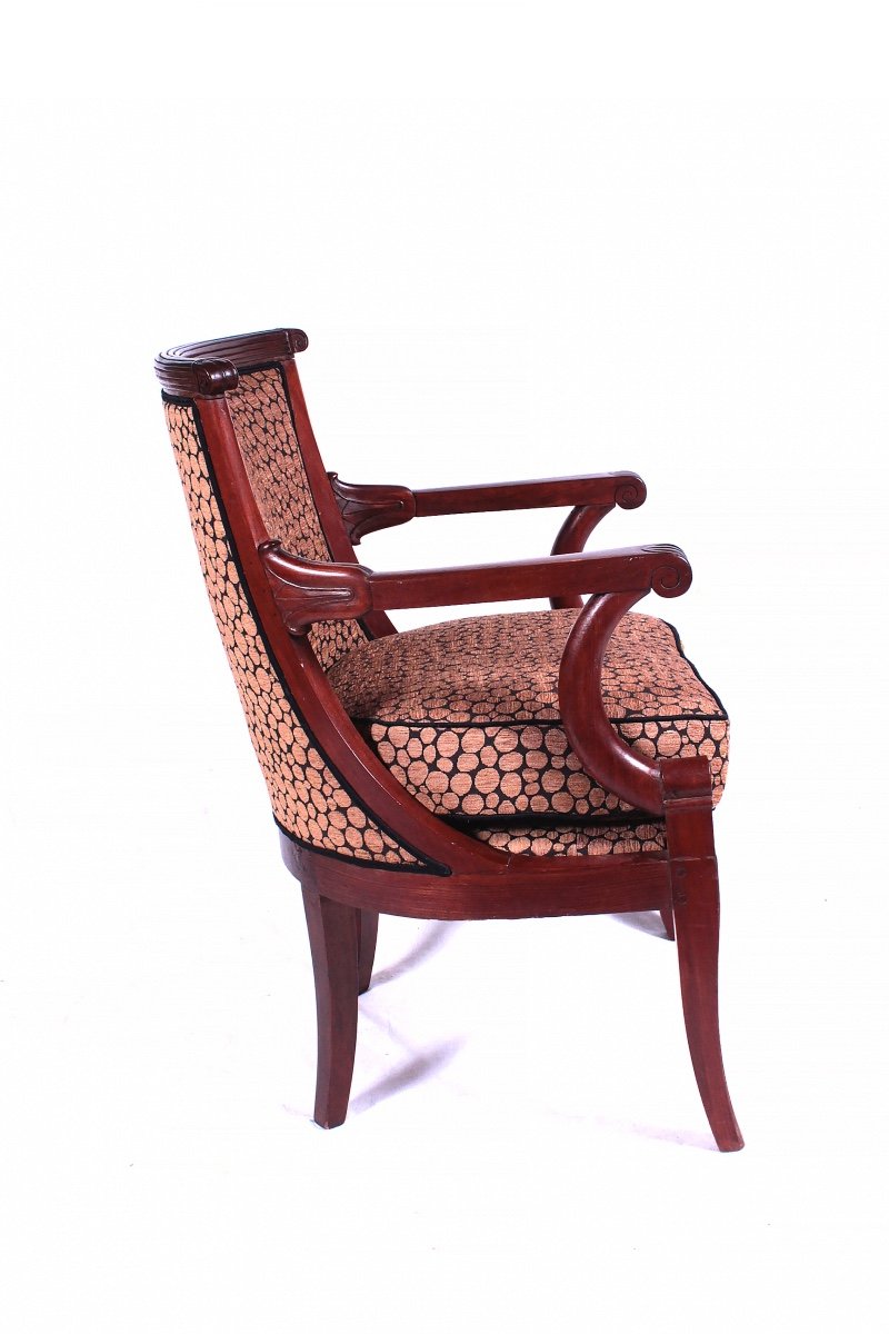 Fauteuil d'Officier d'Epoque 1er Empire-photo-2