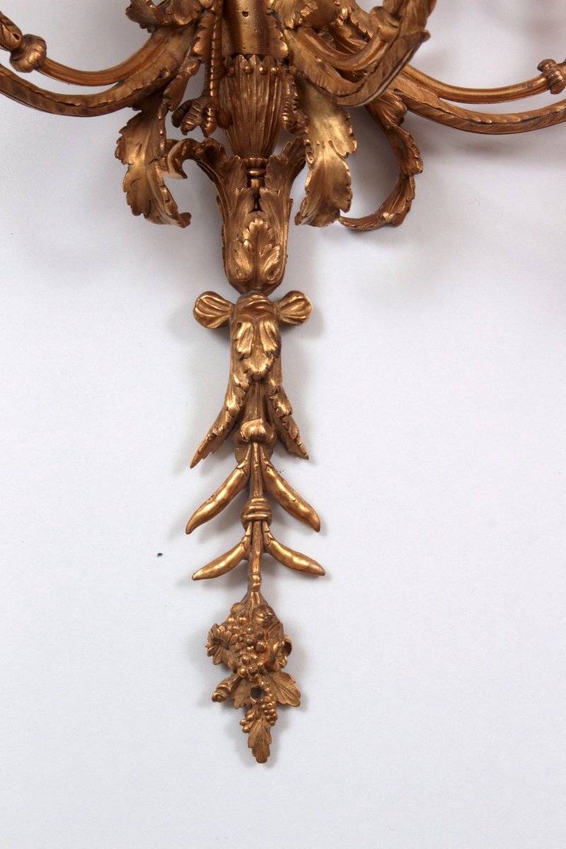 Paire d'Appliques d'Epoque Louis XVI -photo-3