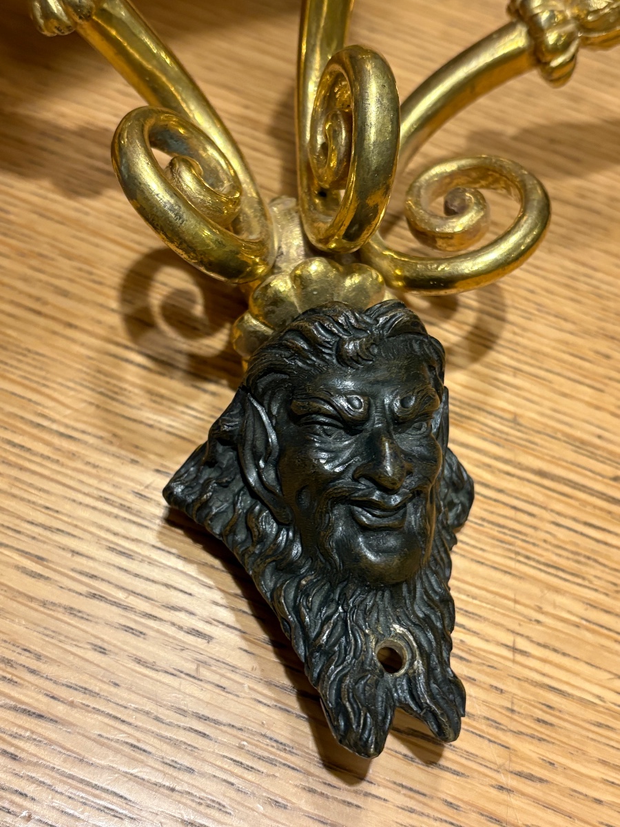 A  Pair Of Wall Sconces, Empire Period, Northern Europe Circa 1815-photo-4