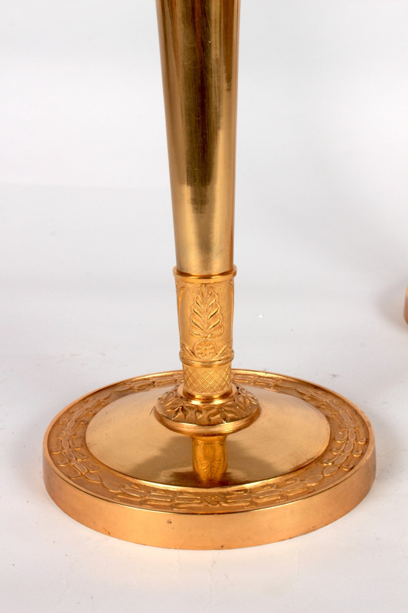 Pair Of Candlesticks, Paris Circa 1795, Attributed To Thomire Duterme And Co.-photo-1