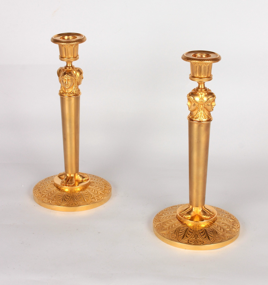 A Pair Of Candlesticks From The Consulate Period, Circa 1800-photo-2