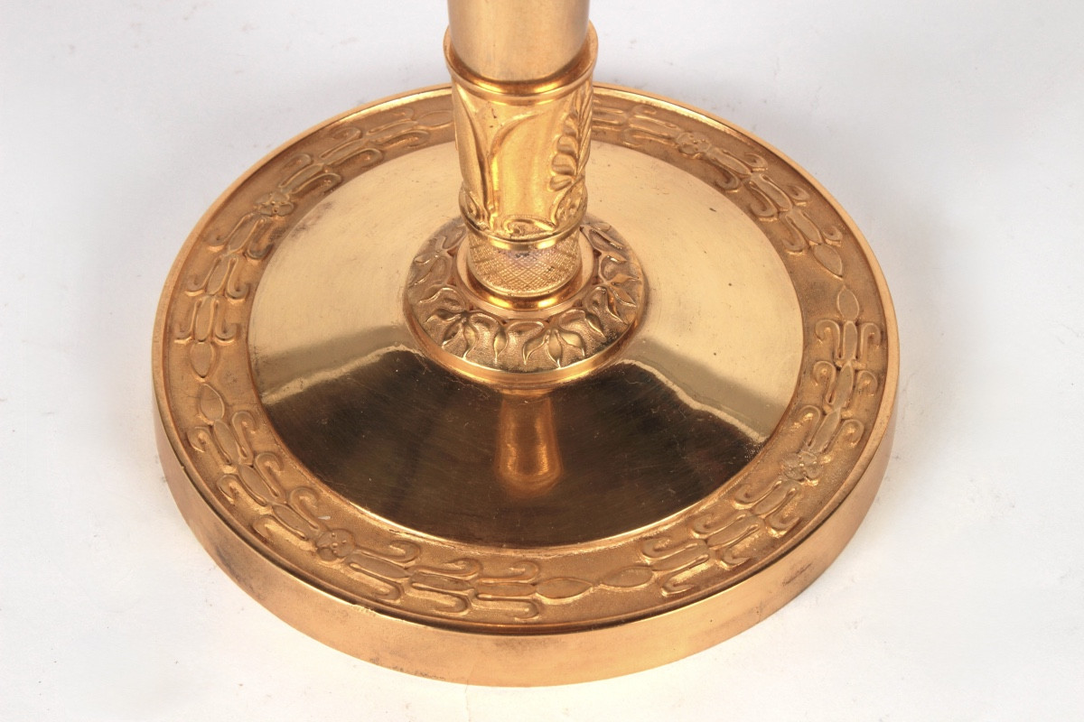 Paire de Flambeaux d'Epoque Consulat , Paris vers 1795-photo-3