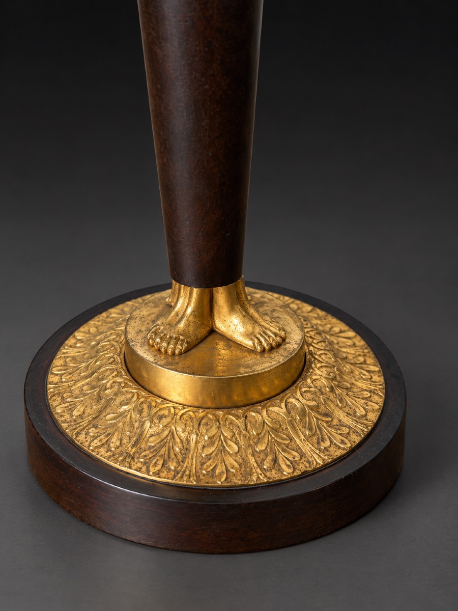Pair Of Egyptian Candlesticks From The Empire Period, ‘retour D’egypte’. Circa 1805-photo-3
