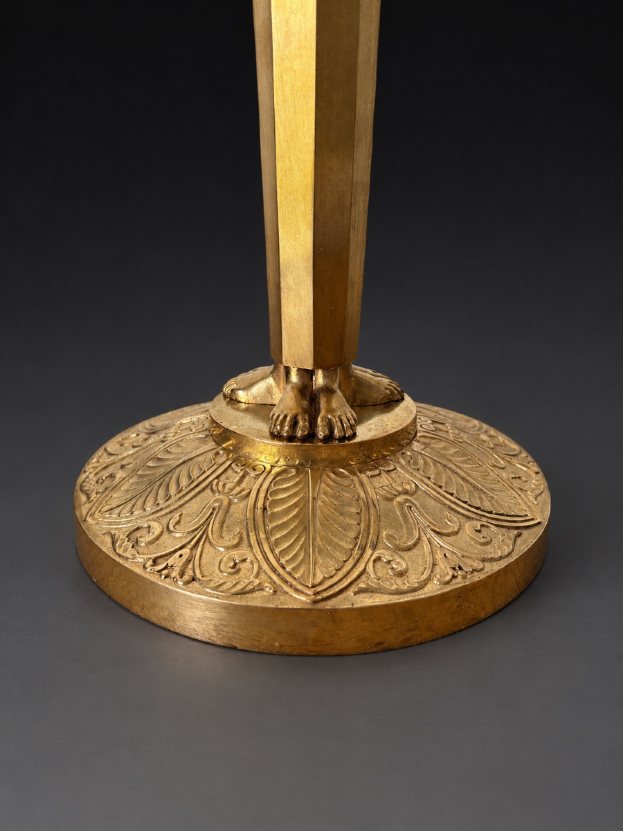 A Fine Pair Of Empire-period Candelabra, Circa 1808. Model From The Palace Of Compiègne.-photo-4