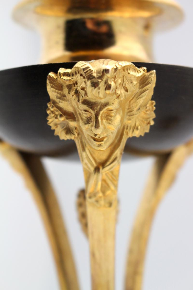 A Pair Of Directoire Gilt And Bronze Casollettes-photo-4