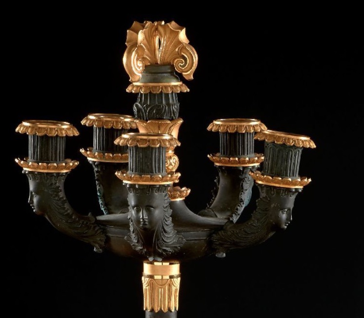 Pair Of Candelabra Epouqe Restoration-photo-2
