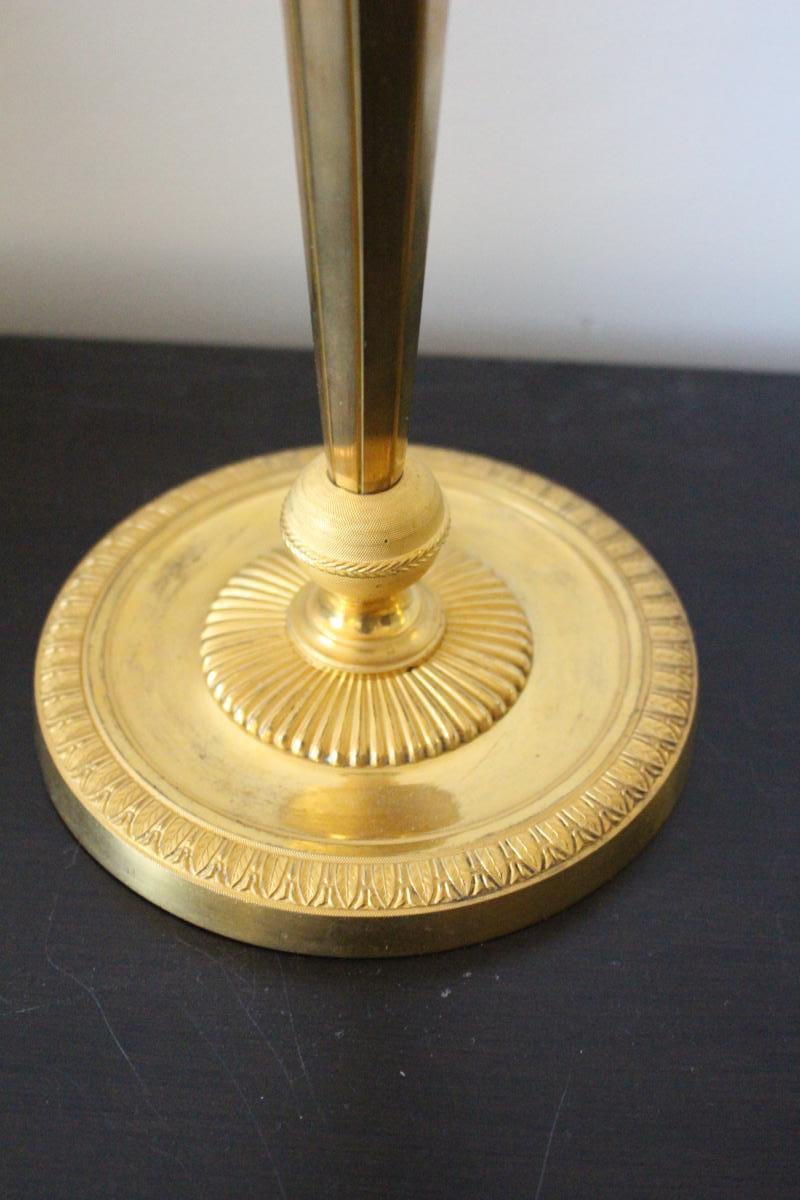 Pair Of Empire Period Candlesticks-photo-2
