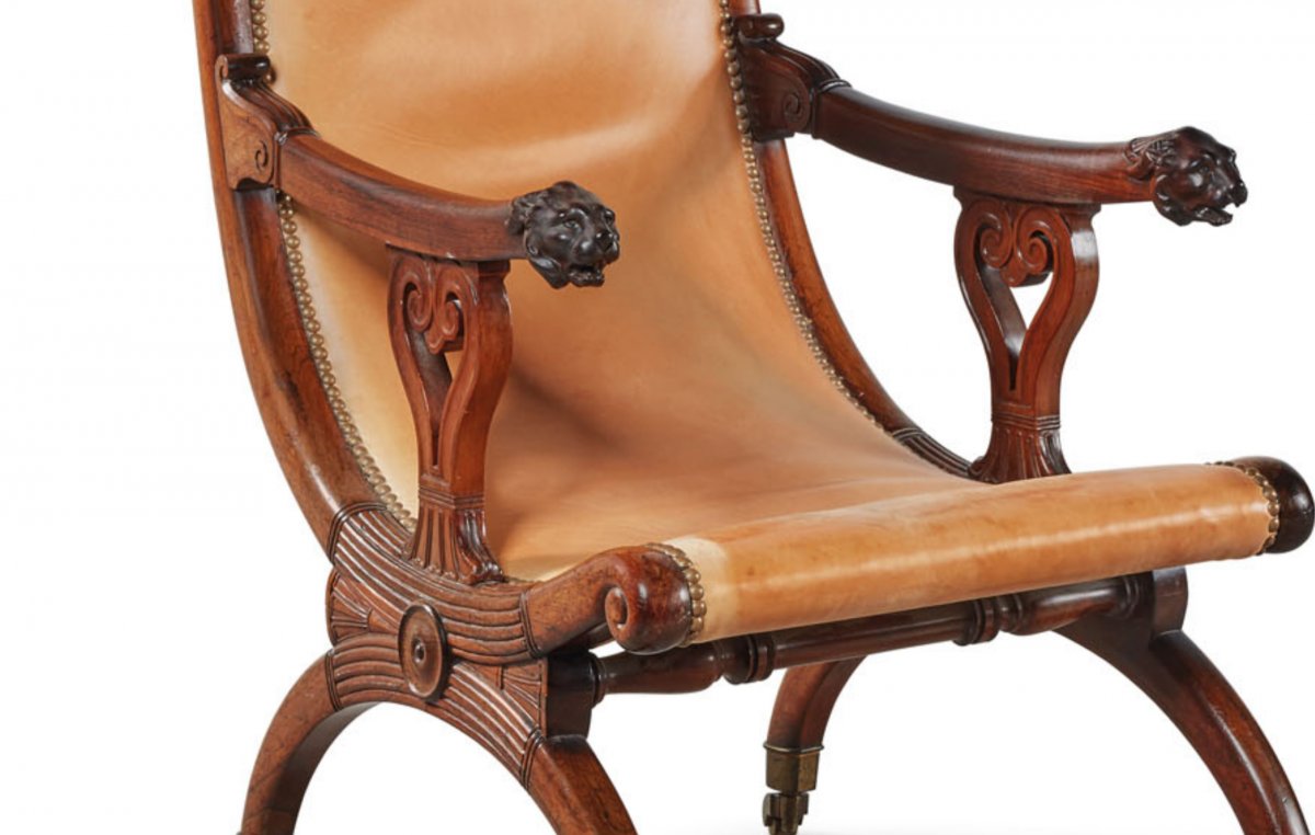 A Charles X  Mahogany Armchair   Stamped By Georges-alphonse Jacob Desmalter - Circa 1830-photo-3