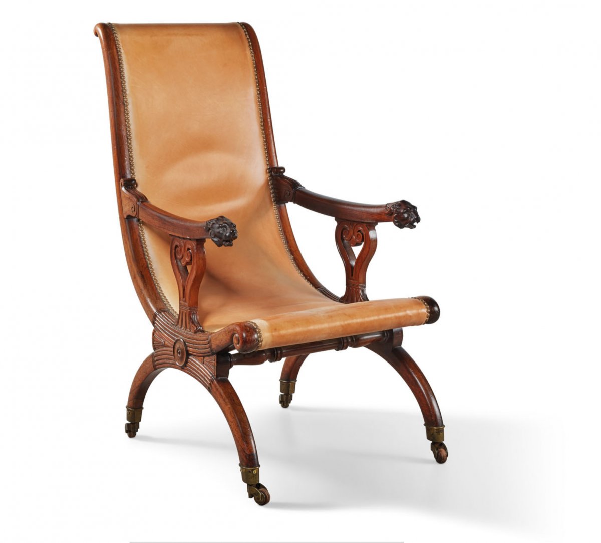 A Charles X  Mahogany Armchair   Stamped By Georges-alphonse Jacob Desmalter - Circa 1830