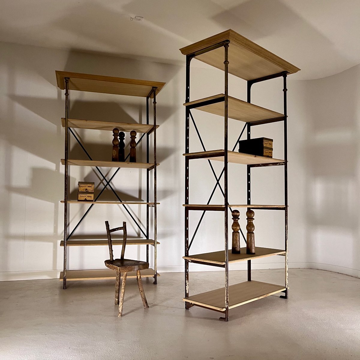 Paire D’étagères De Magasin -photo-2