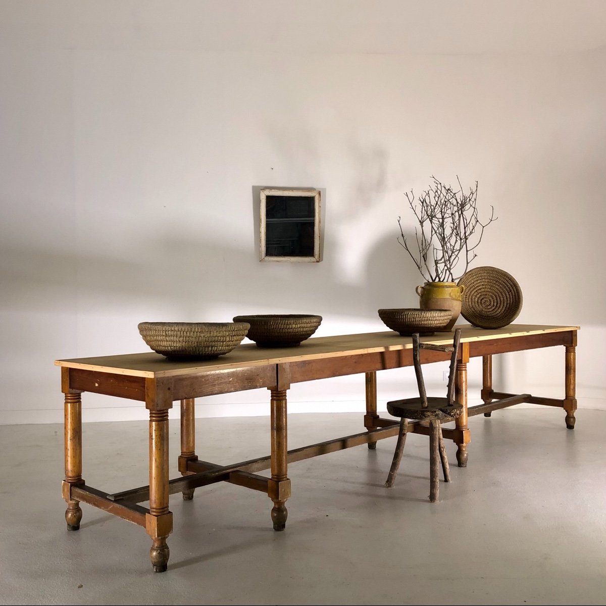 Grande Table Ancienne De Réfectoire 