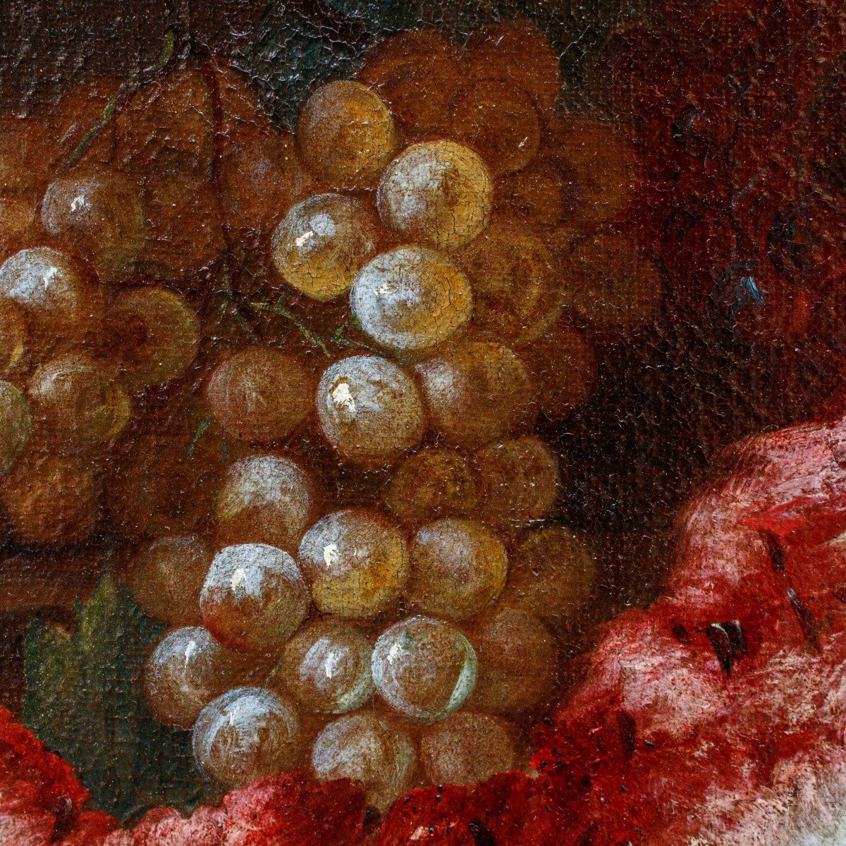 XVIIe siècle, École romaine, Natures mortes avec des fruits -photo-2