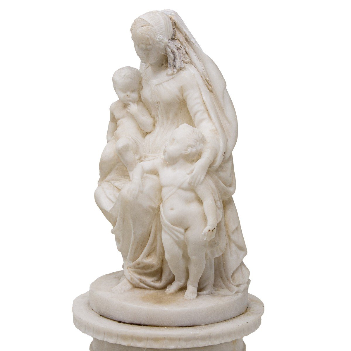 XIXe Siècle, Madonna Avec L’enfant Et San Giovannino  -photo-4