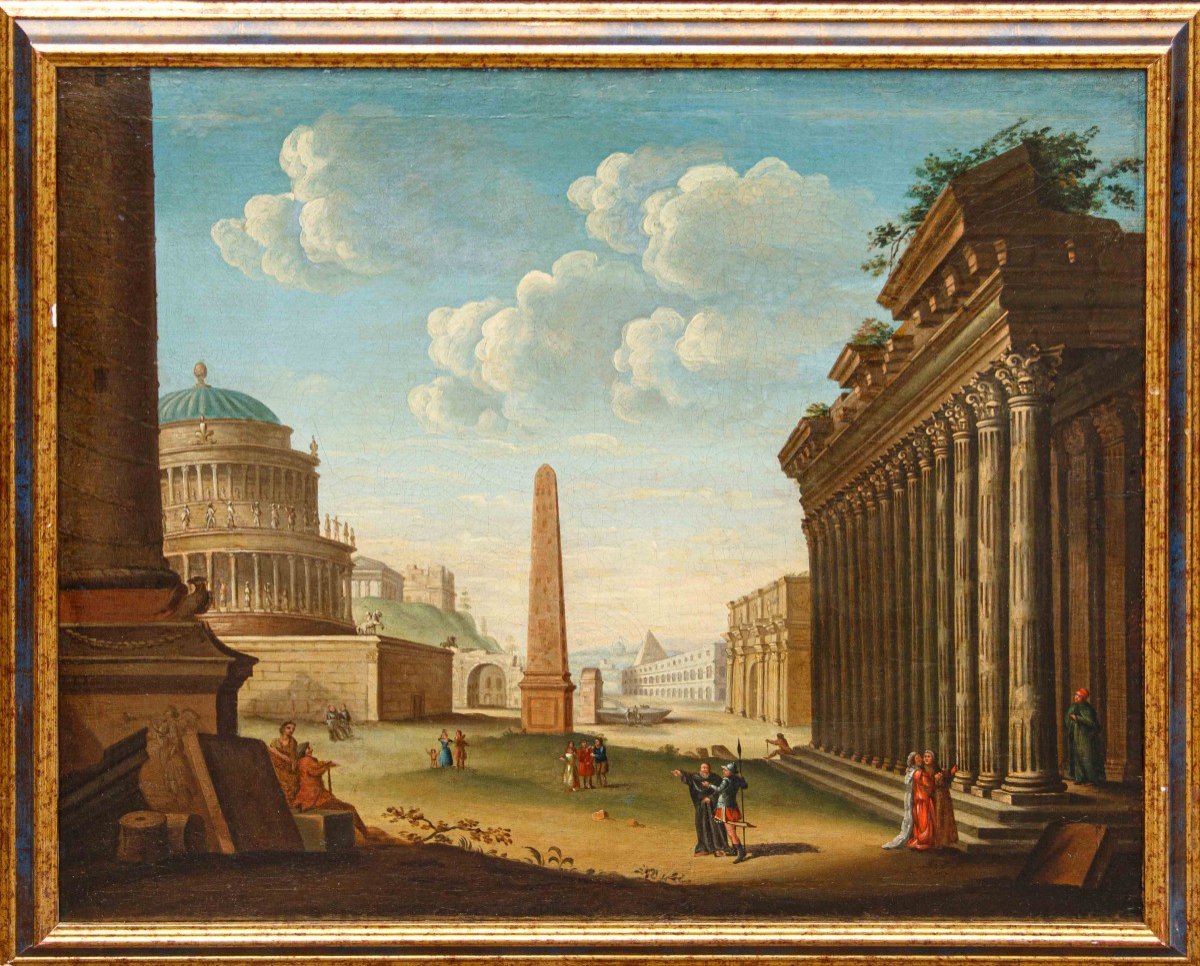 Pierre Antoine Demachy ( 1723 - 1807), Caprice Architectural 