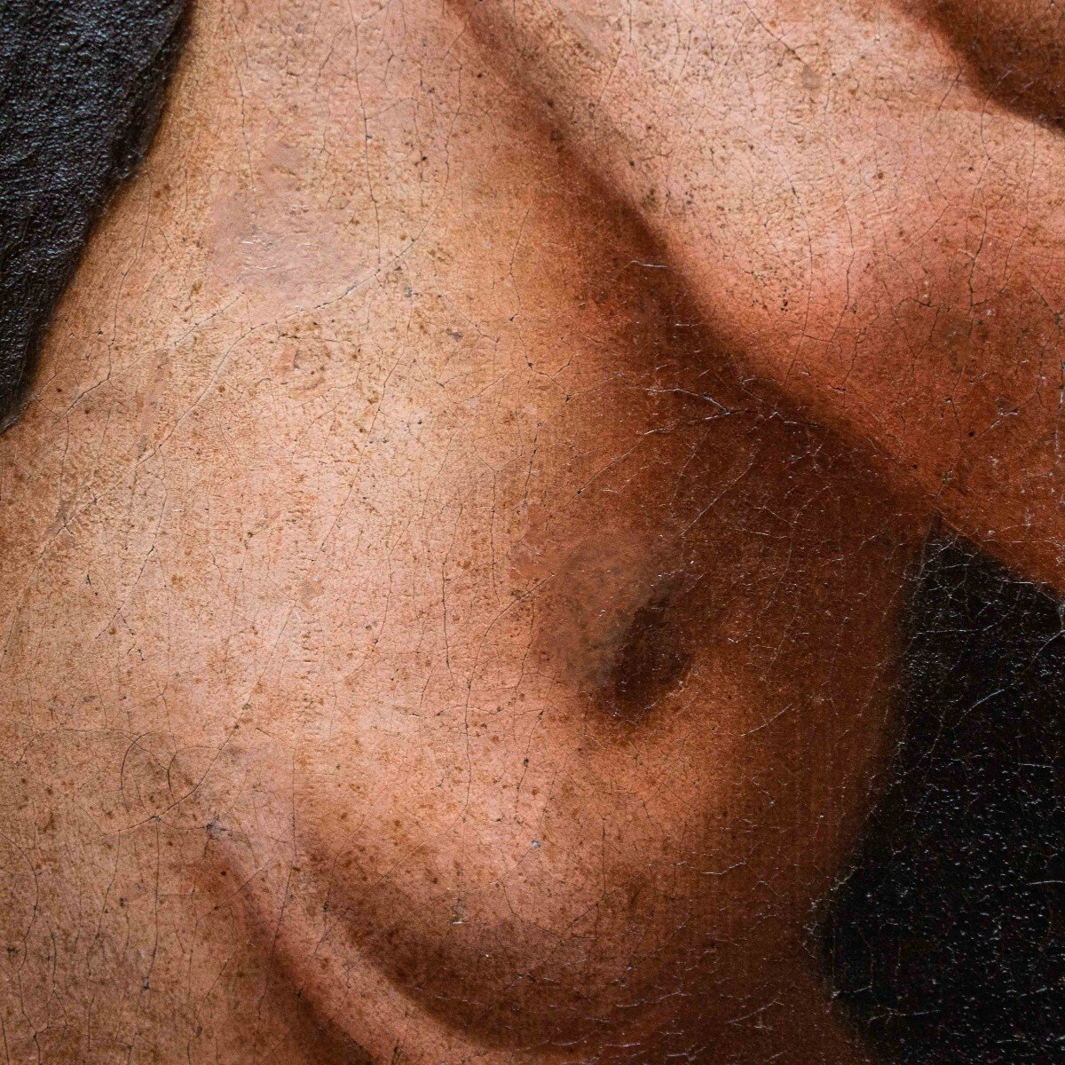 17ème Siècle, école émilienne, Putto Avec Rose-photo-4