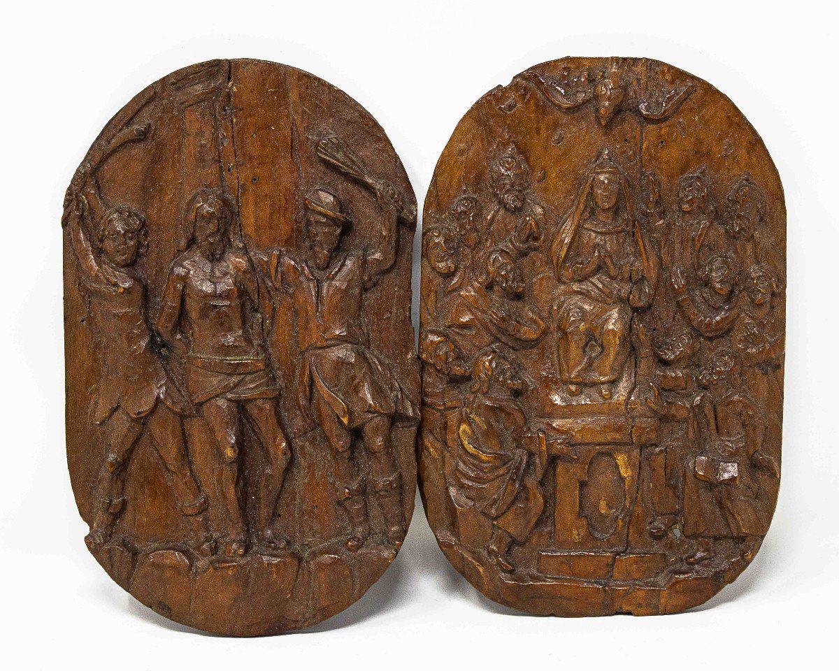 15th Century, Pentecost And The Flagellation Of Christ