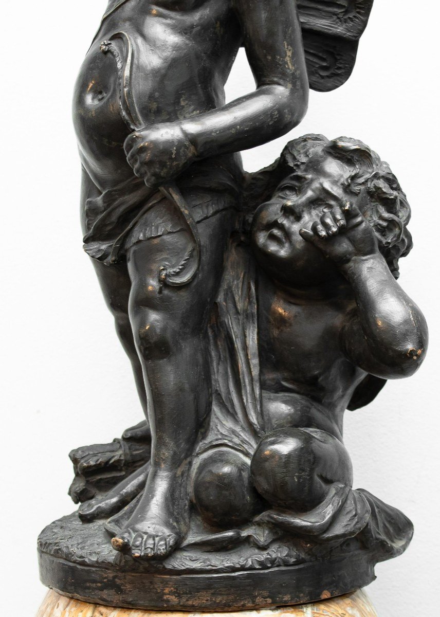 Plasticine Of The 19th Century, Couple Of Puppies-photo-3