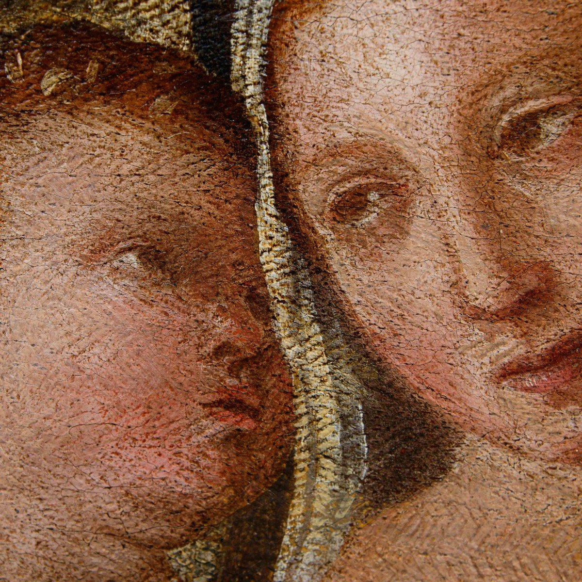 Venetian Master Of The XVI Century, Madonna With Child And S. Giovannino-photo-5
