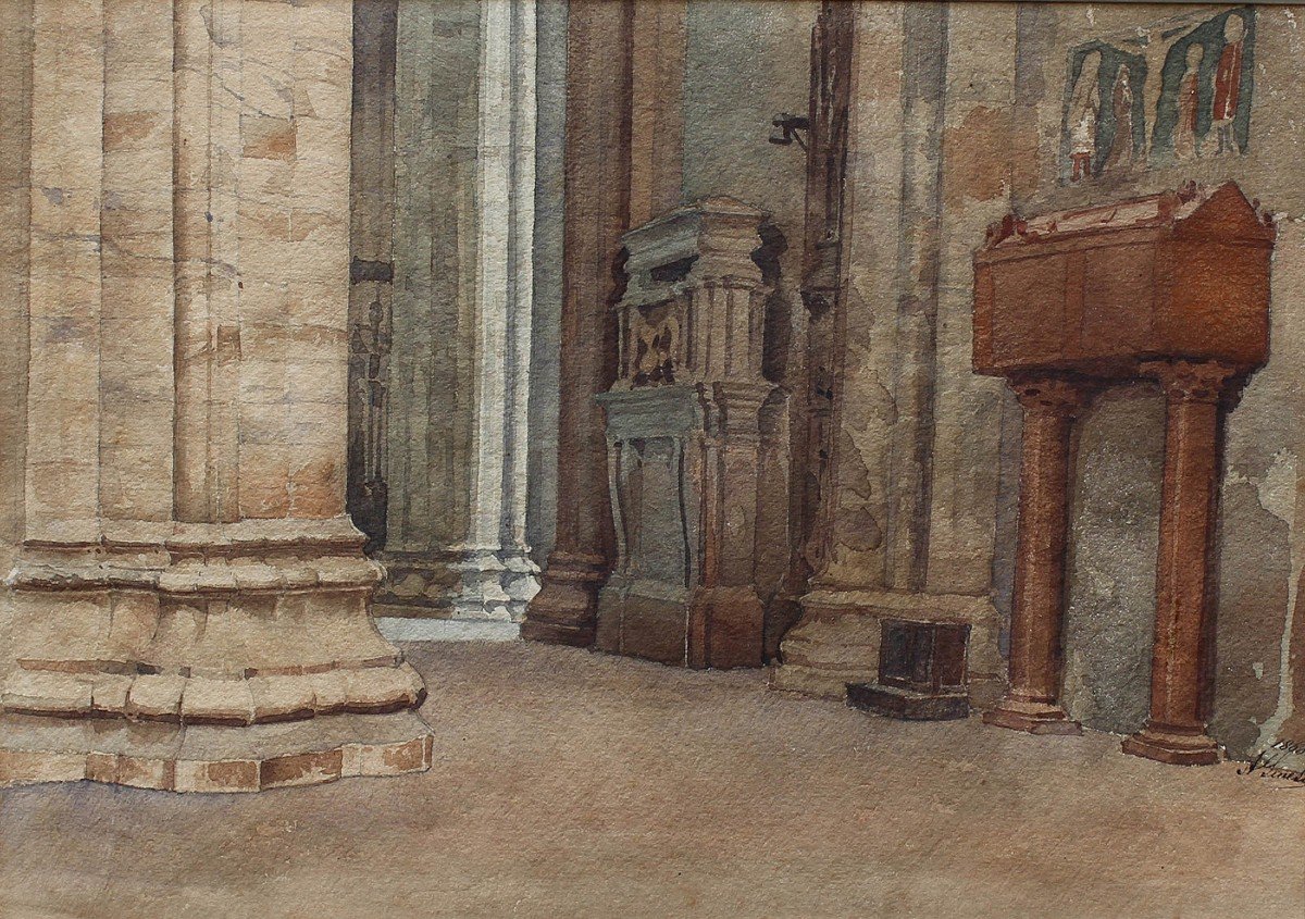 Arch. Ambrogio Seveso, 19th Century, Tombs Of The Cathedral, -photo-2