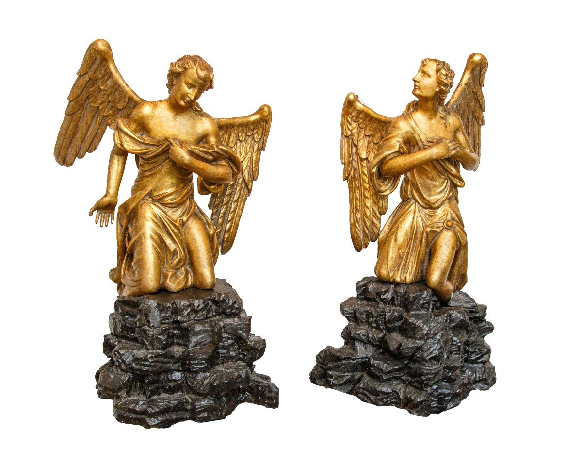 Couple Of Kneeling Angels