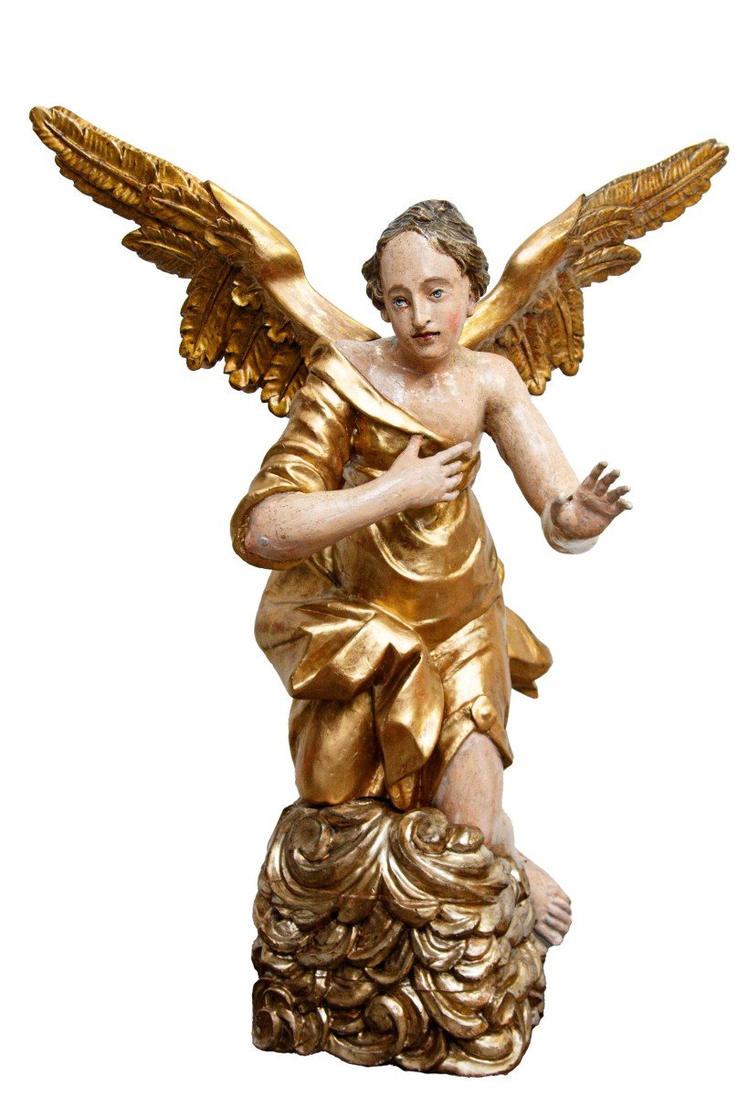 école Lombarde, Milieu Du XVIIIe Siècle,  Couple D’anges-photo-7