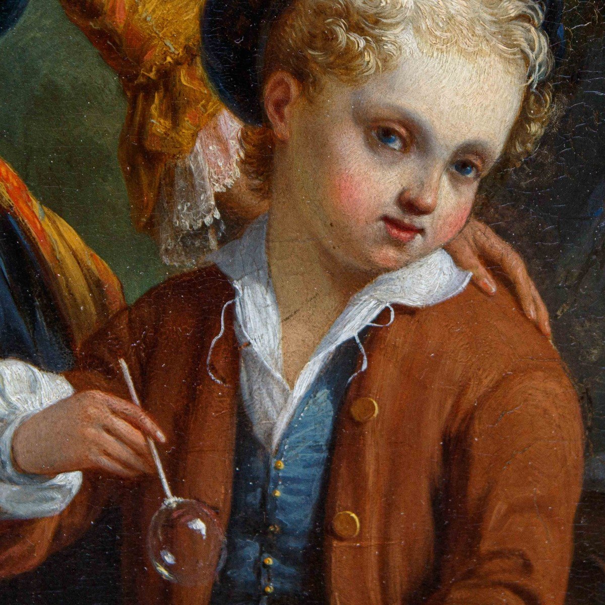 French School, 18th-19th Century, The Soap Bubbles-photo-3