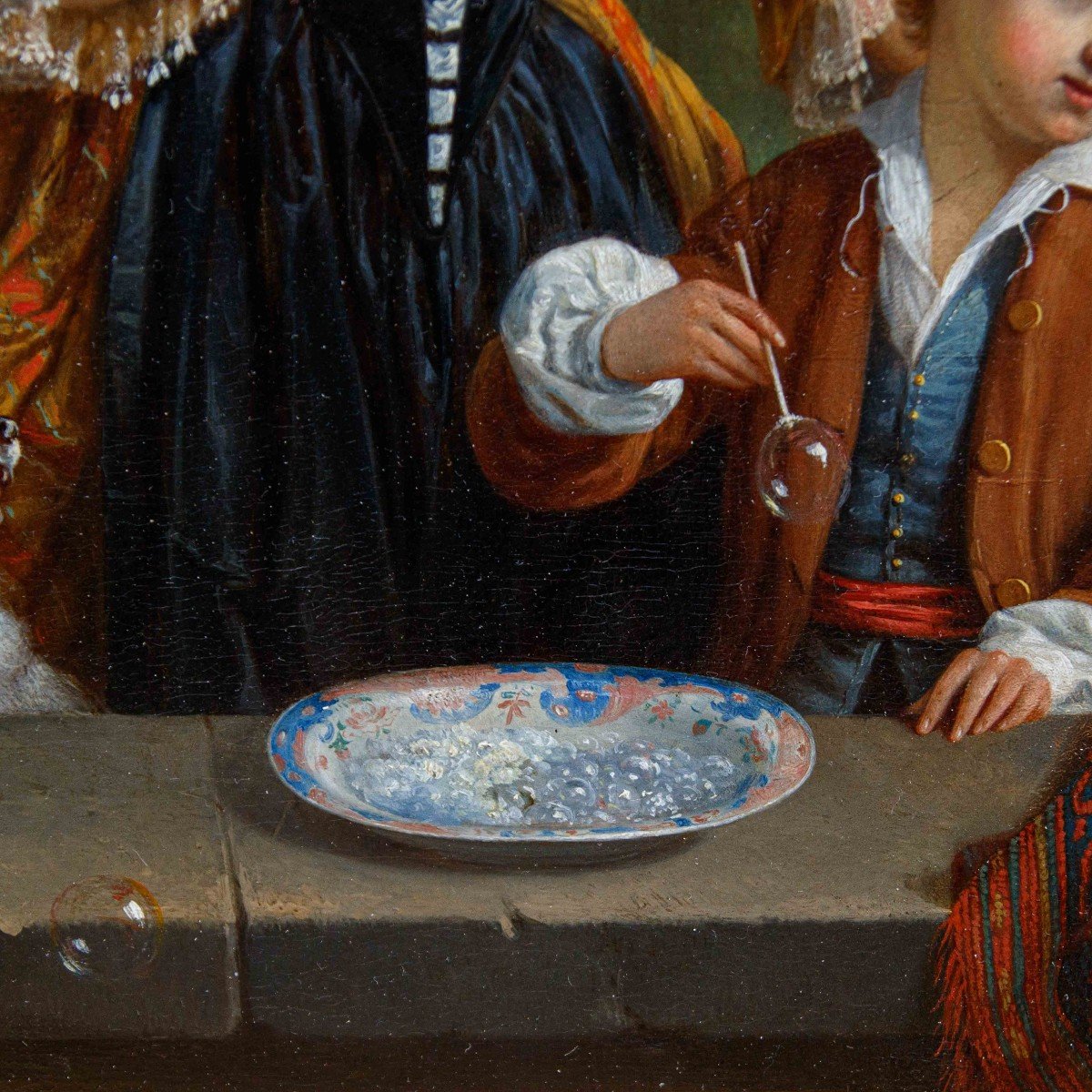 French School, 18th-19th Century, The Soap Bubbles-photo-4