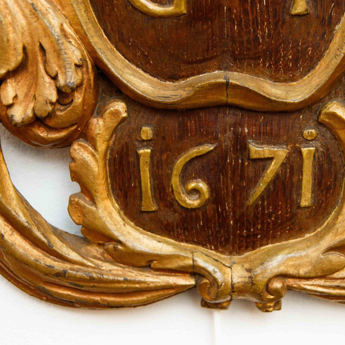 17th Century, Baroque Coat Of Arms-photo-2