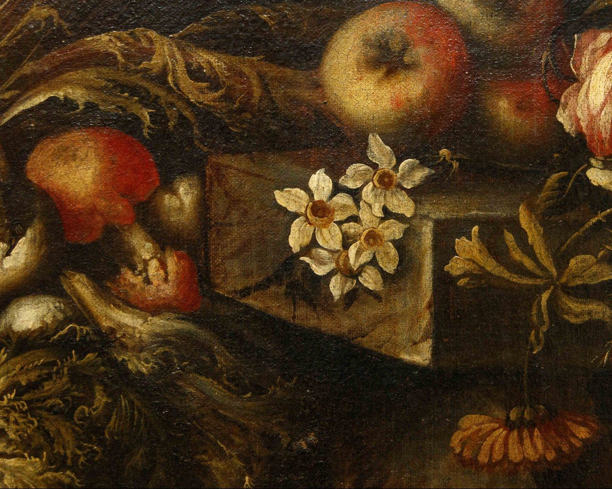 Paolo Paoletti (padua, Circa 1671 - Udine, 1735), Still Life With Vegetables And Fruits -photo-2