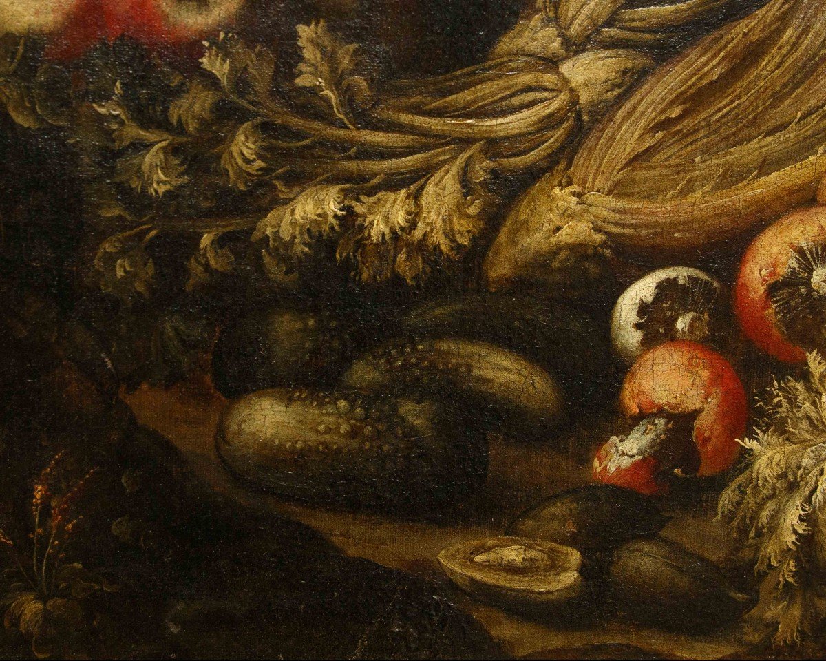 Paolo Paoletti (padua, Circa 1671 - Udine, 1735), Still Life With Vegetables And Fruits -photo-3