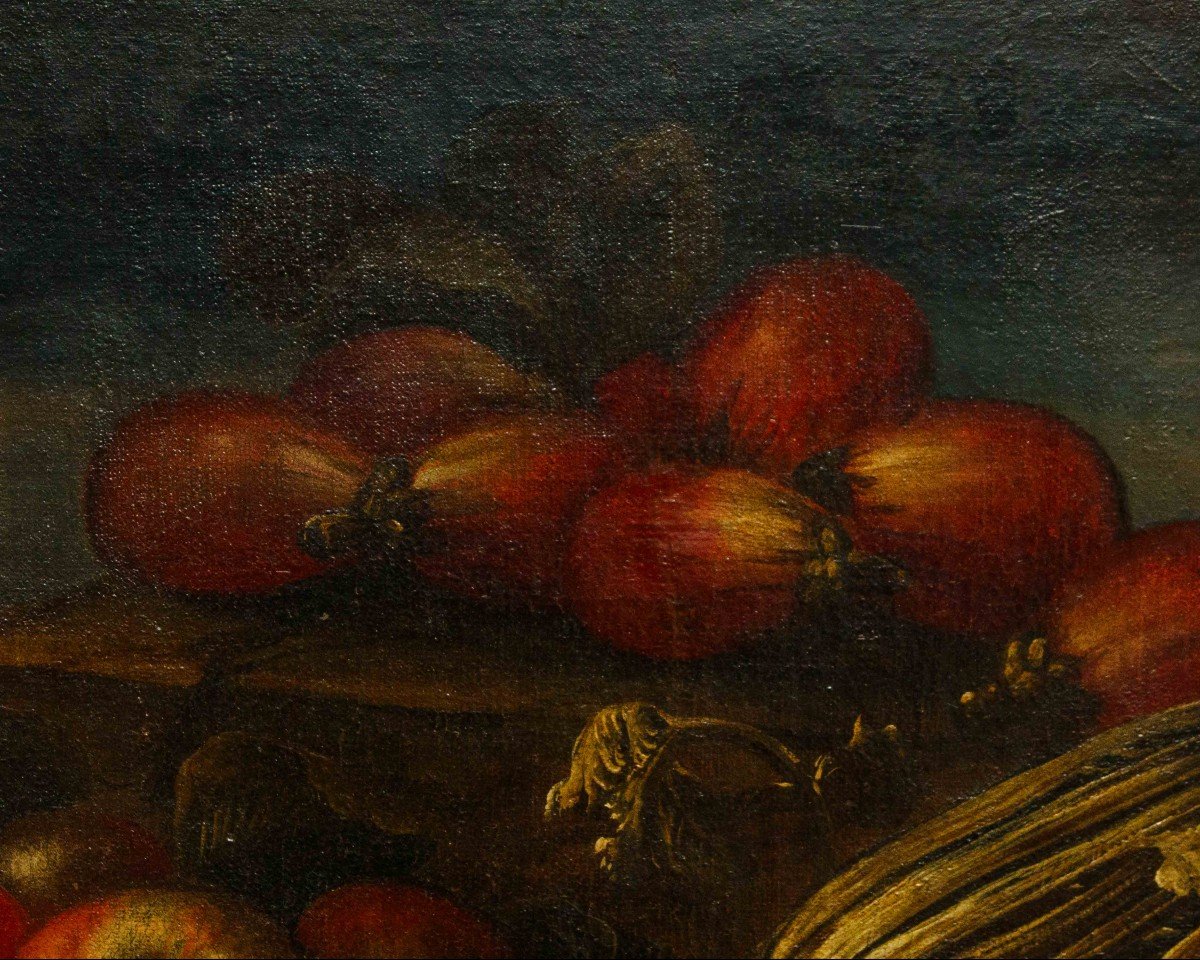 Paolo Paoletti (padua, Circa 1671 - Udine, 1735), Still Life With Vegetables And Fruits -photo-1