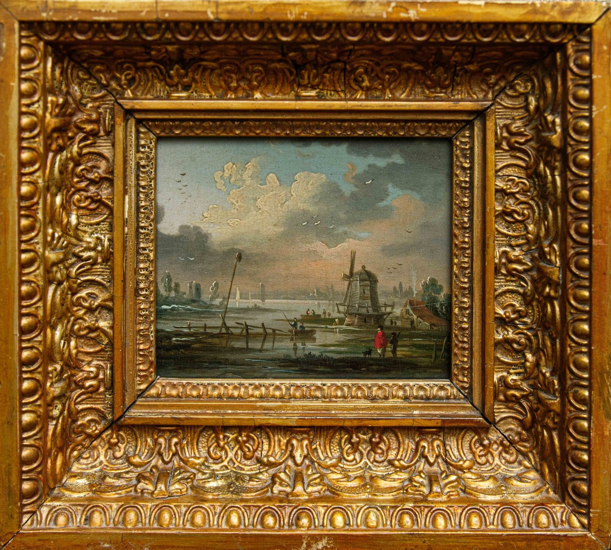 Flemish School, 18th Century  Pair Of River Landscapes-photo-2