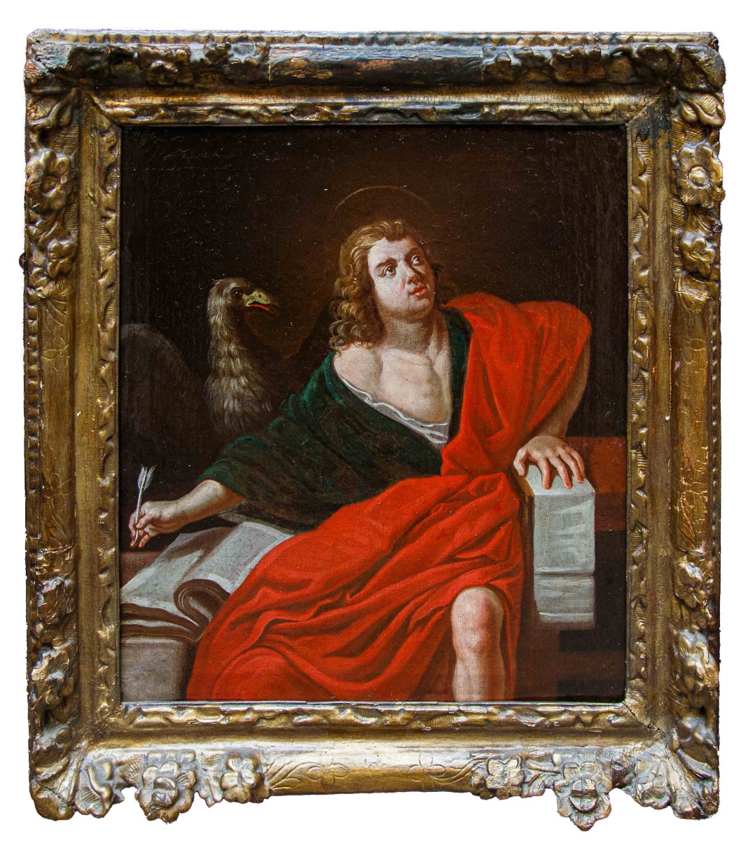 17th Century, Saint John The Evangelist With The Eagle 