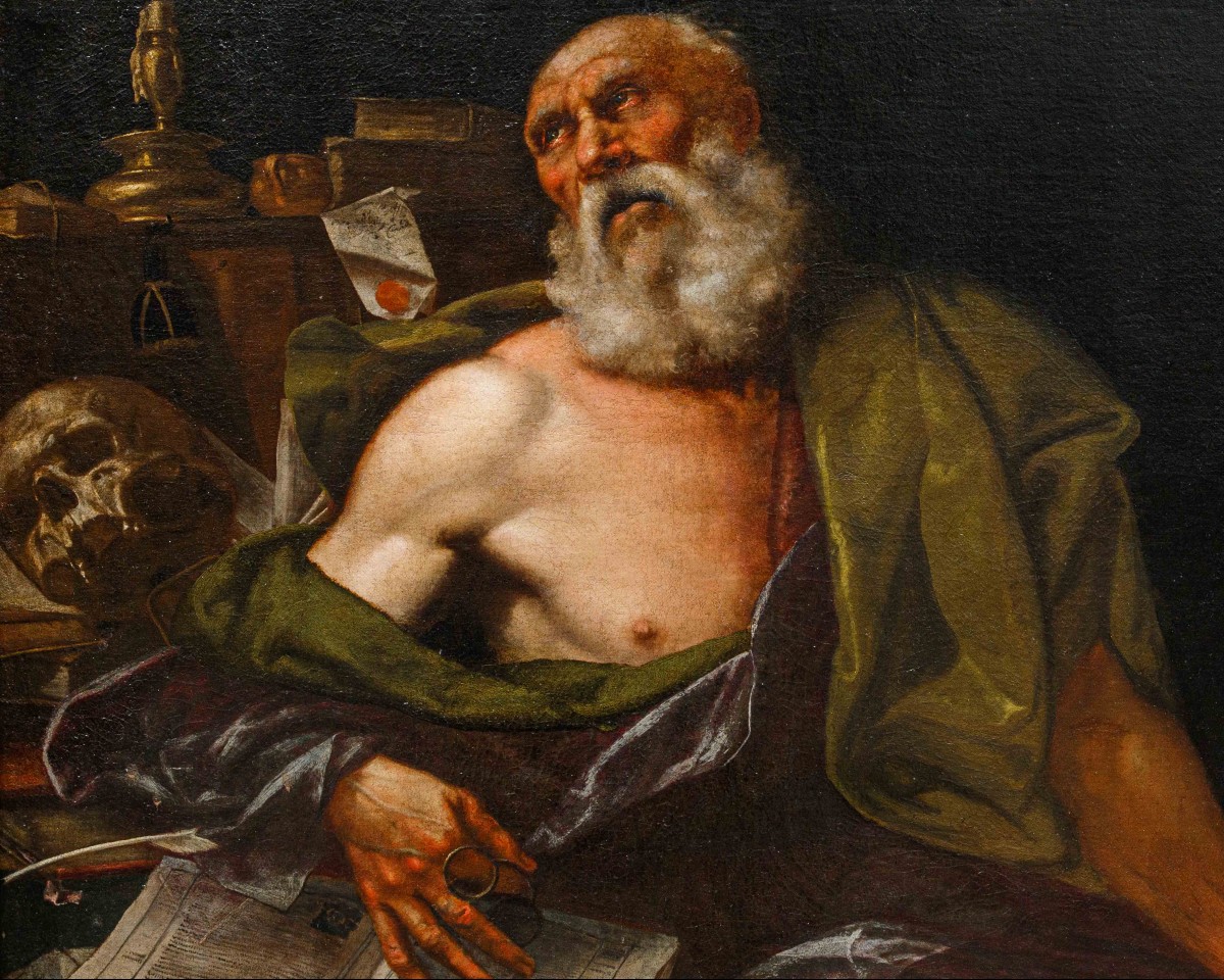 école Du Nord De L’europe, Seconde Moitié Du XVIIe Siècle,  San Girolamo Dans Le Studio-photo-4
