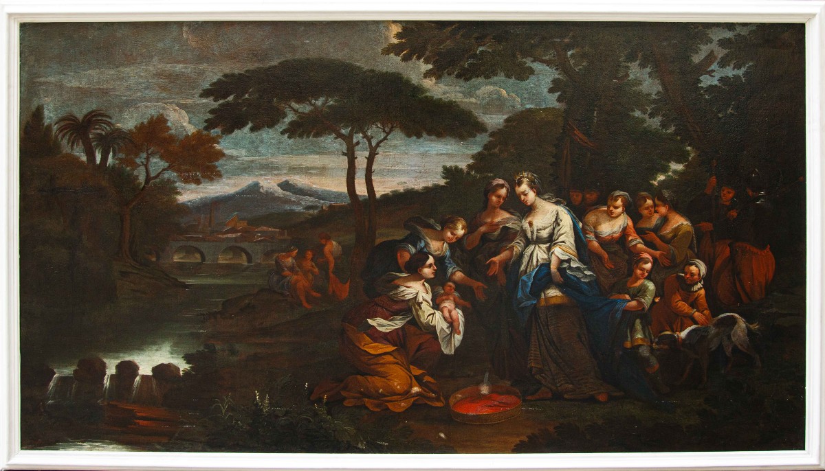Pietro Dandini (florence, 12 April 1646 - 26 November 1712), Attr., The Finding Of Moses