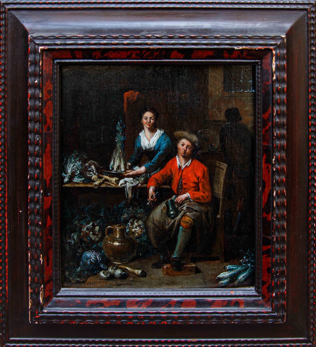 Jan Baptist Lambrechts (antwerp, 1680 - After 1731), In The Kitchen-photo-2