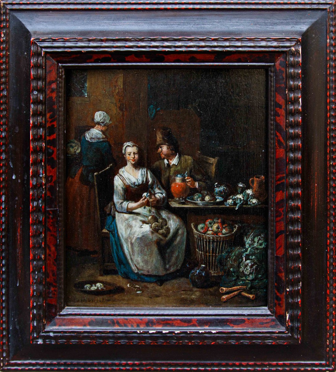 Jan Baptist Lambrechts (antwerp, 1680 - After 1731), In The Kitchen-photo-3